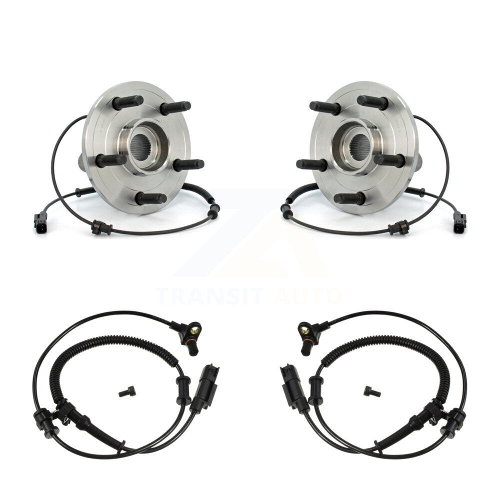 Kit de roulement de moyeu de roue avant et capteur ABS supplémentaire pour Ram 1500 Dodge avec harnais