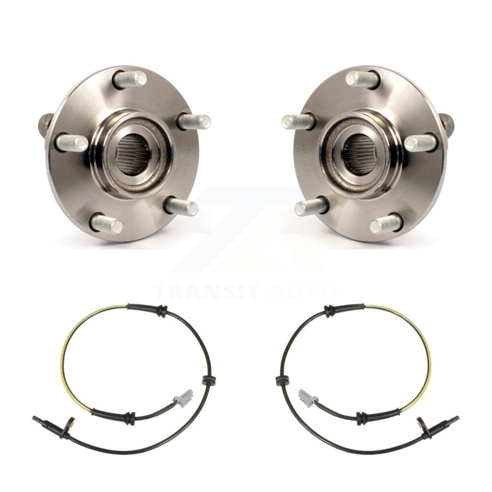 Kit de roulement de moyeu de roue avant et capteur ABS pour Nissan Rogue Select avec harnais
