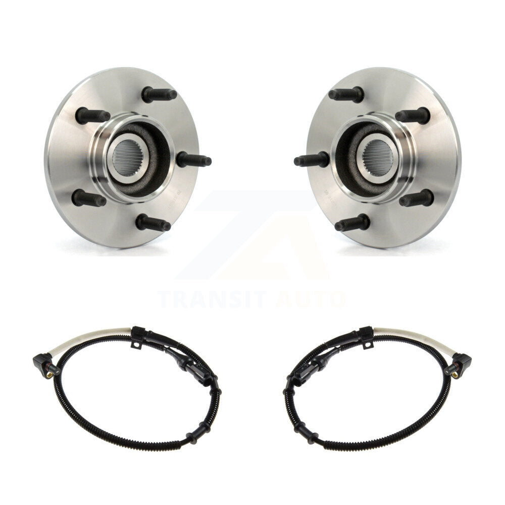 Kit de roulement de moyeu de roue avant et capteur ABS pour Ford F-150 1997-1999 avec harnais