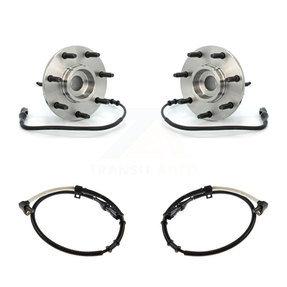 Kit de roulement de moyeu de roue avant et capteur ABS supplémentaire pour Ford F-250 1999 avec harnais