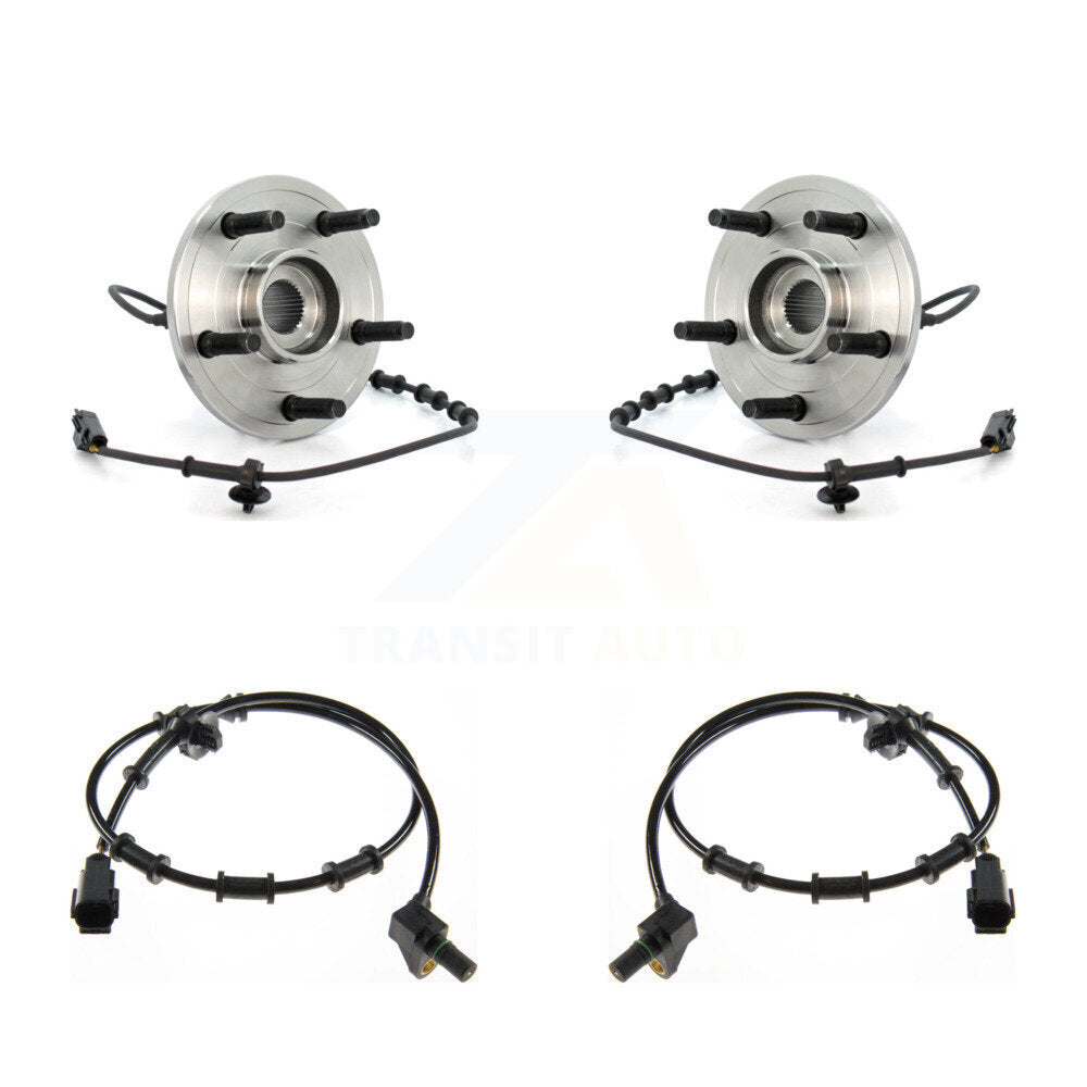 Kit de roulement de moyeu de roue avant et capteur ABS supplémentaire pour Dodge Ram 1500 avec harnais