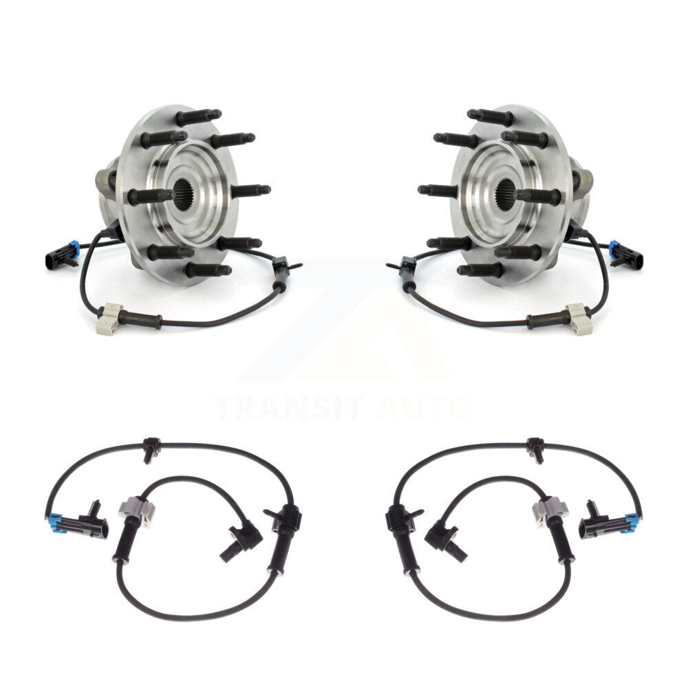 Kit de roulement de moyeu de roue avant et capteur supplémentaire pour Chevrolet Silverado 2006 1500 4W