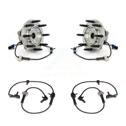 Kit de roulement de moyeu de roue avant et capteur supplémentaire pour Chevrolet Silverado 2006 1500 4W