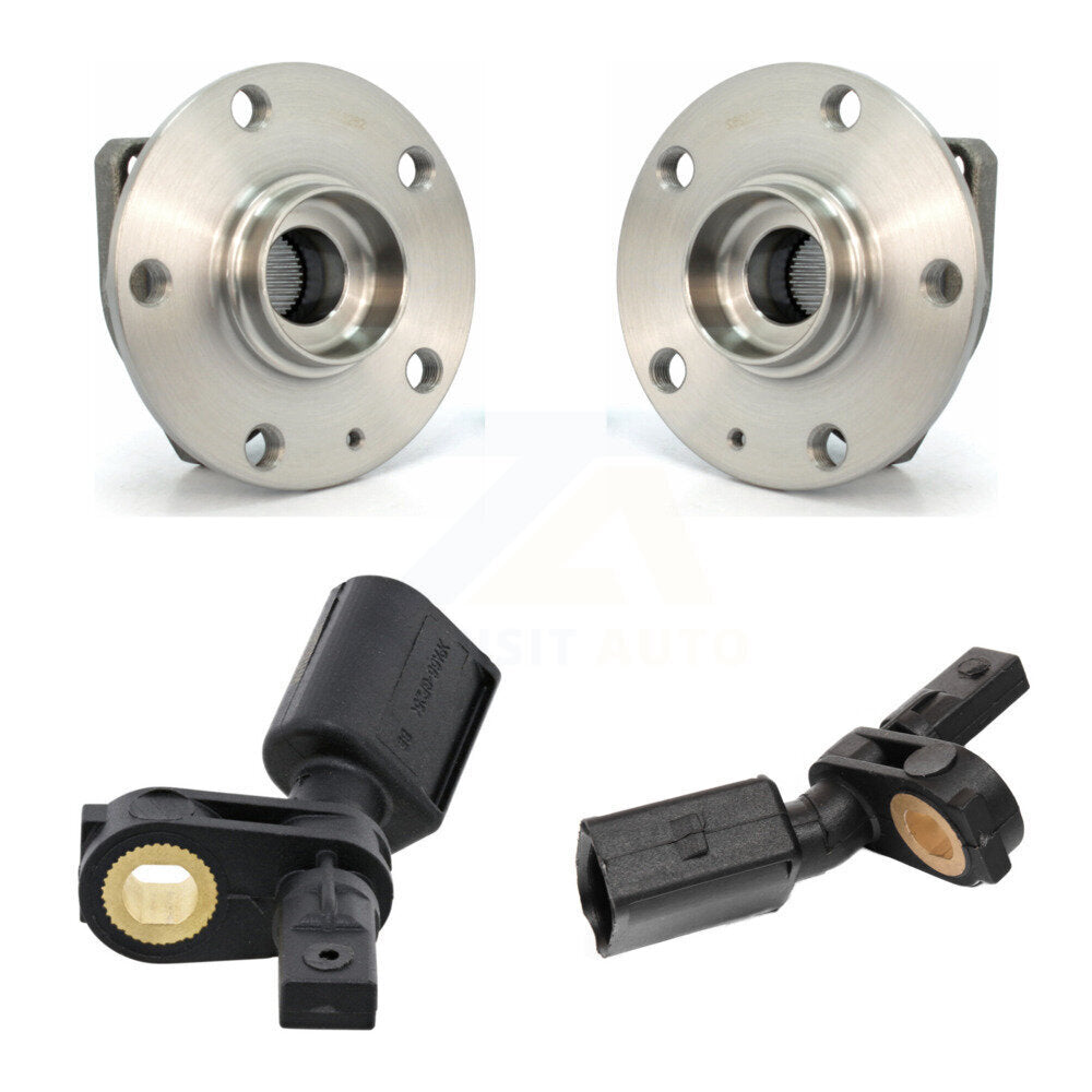 Kit de roulement de moyeu de roue avant et capteur ABS pour Volkswagen Golf SportWagen Alltrac