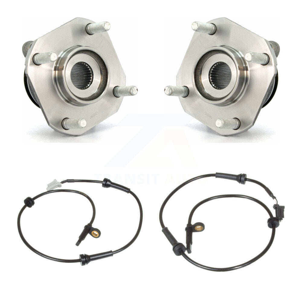 Kit de roulement de moyeu de roue avant et capteur ABS pour Nissan Sentra avec harnais