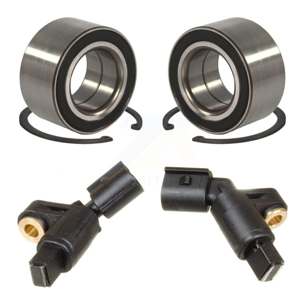 Kit de roulement de roue avant et capteur ABS pour Volkswagen Cabrio Jetta Golf Passat