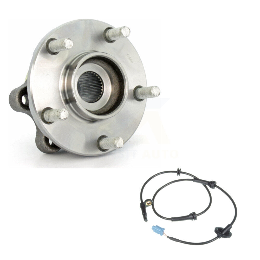 Kit de roulement de moyeu de roue avant et capteur ABS pour Nissan Murano avec harnais