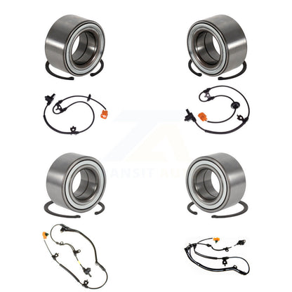 Kit de capteurs de roulement de roue avant et arrière (8 pièces) pour Honda Pilot 2006-2008 avec harnais