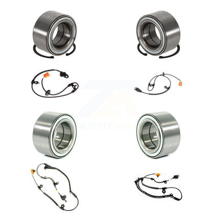 Kit de roulements et capteurs de roue avant et arrière (8 pièces) pour Acura MDX 2003-2006 avec harnais