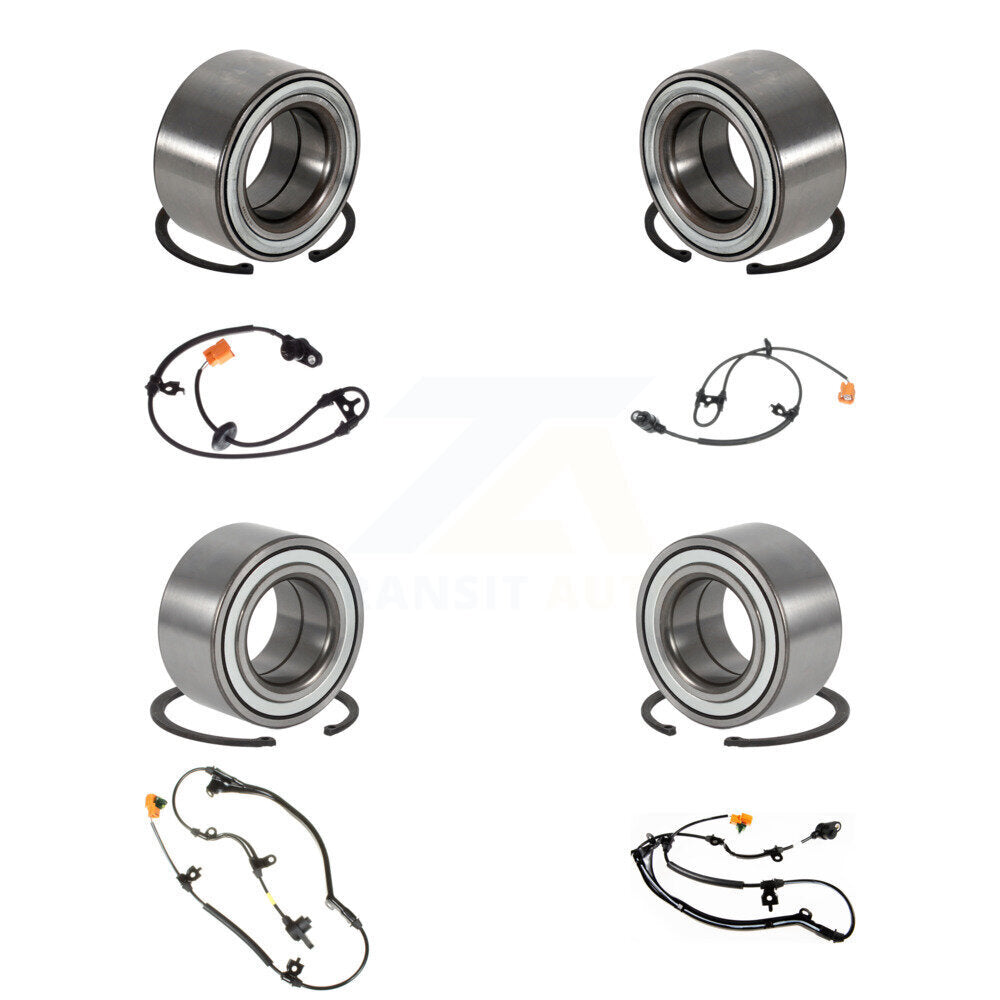 Kit de capteurs de roulement de roue avant et arrière (8 pièces) pour Honda Pilot 3,5 L avec ABS à 4 roues