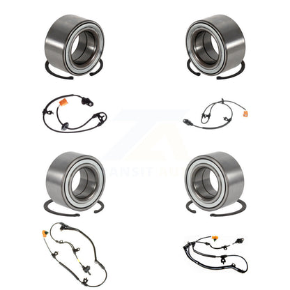 Kit de capteurs de roulement de roue avant et arrière (8 pièces) pour Honda Pilot 3,5 L avec ABS à 4 roues