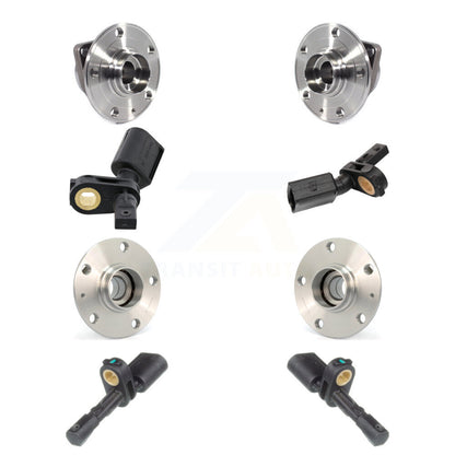 Kit de capteurs ABS de roulement de moyeu de roue avant et arrière (8 pièces) pour Volkswagen Golf SportWage