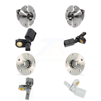 Kit de capteurs ABS de roulement de moyeu de roue avant et arrière (8 pièces) pour Volkswagen Golf SportWage