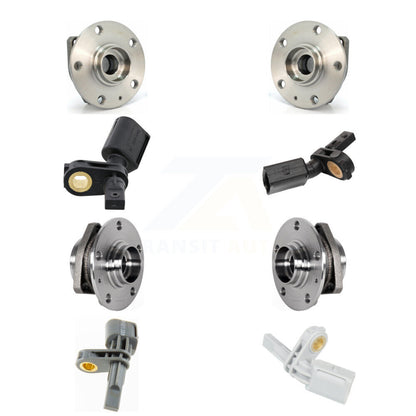 Kit de capteurs ABS de roulement de moyeu de roue avant et arrière (8 pièces) pour Volkswagen Golf SportWage