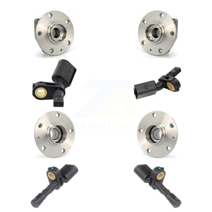 Kit de capteurs ABS de roulement de moyeu de roue avant et arrière (8 pièces) pour Volkswagen Golf SportWage