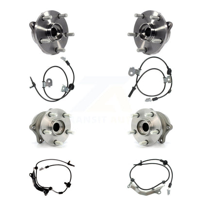 Kit de roulement de moyeu de roue avant et arrière et capteur ABS (8 pièces) pour Subaru Impreza WRX ST