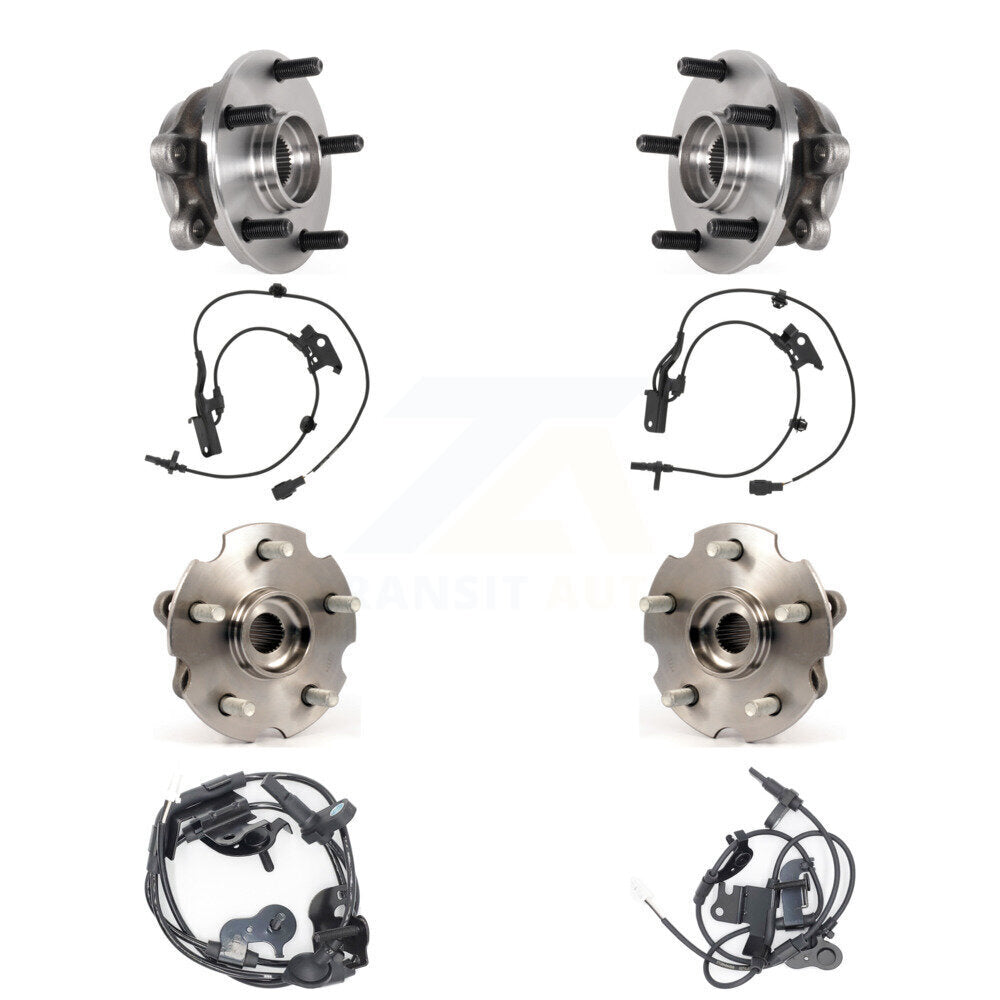 Kit de capteurs ABS de roulement de moyeu de roue avant et arrière (8 pièces) pour Lexus NX300 NX200t NX300h