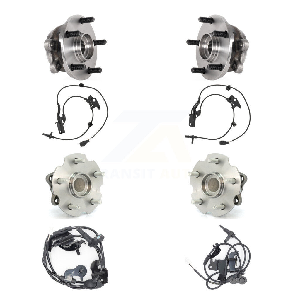 Kit de roulement de moyeu de roue avant et arrière et capteur ABS supplémentaire (8 pièces) pour Lexus NX200t NX30