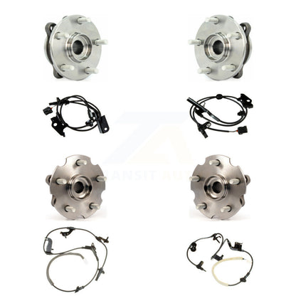Kit de capteurs de roulement de moyeu de roue avant et arrière (8 pièces) pour Toyota RAV4 06-12 avec harnais