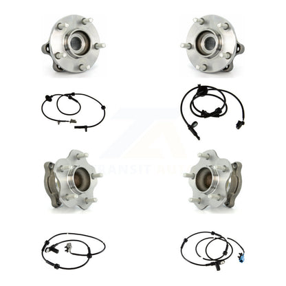 Kit de roulement de moyeu de roue avant et arrière et capteur ABS (8 pièces) pour Nissan Quest