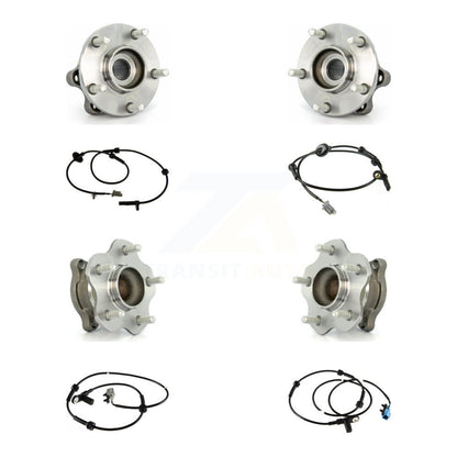 Kit de roulement de moyeu de roue avant et arrière et capteur ABS (8 pièces) pour Nissan Quest