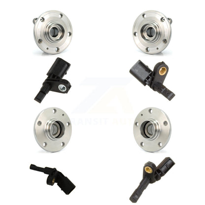 Kit de capteurs de roulement de moyeu de roue avant et arrière (8 pièces) pour Volkswagen Jetta Passat Beetl