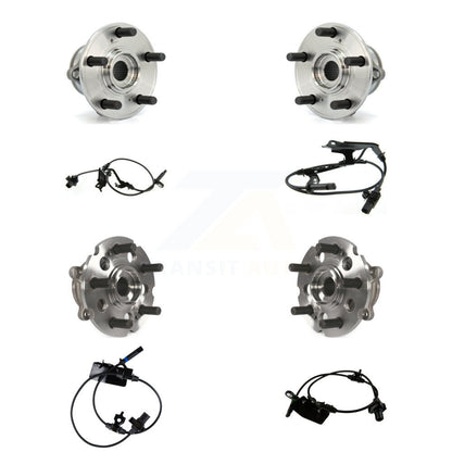 Kit de capteurs de roulement de moyeu de roue avant et arrière (8 pièces) pour Honda Pilot 12-15 avec harnais