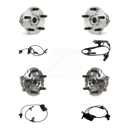 Kit de capteurs de roulement de moyeu de roue avant et arrière (8 pièces) pour Honda Pilot 09-11 avec harnais