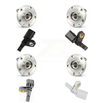 Kit de capteurs de roulement de moyeu de roue avant et arrière (8 pièces) pour Audi Q3 Quattro Volkswagen CC