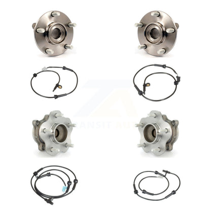 Kit de capteurs ABS pour roulement de moyeu de roue avant et arrière (8 pièces) pour Nissan Sentra avec harnais