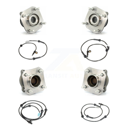 Kit de capteurs de roulement de moyeu de roue avant et arrière (8 pièces) pour Nissan Sentra 09 avec harnais