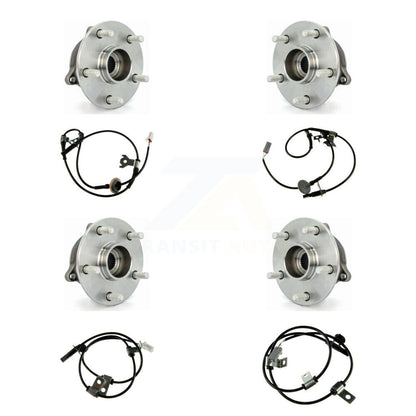 Kit de roulement de moyeu de roue avant et arrière et capteur ABS (8 pièces) pour Suzuki Grand Vitara