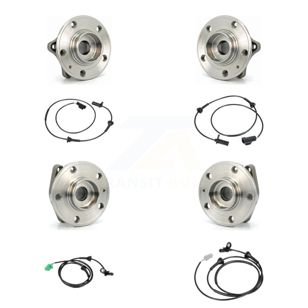 Kit de roulement de moyeu de roue avant et arrière et capteur ABS (8 pièces) pour Volvo S60 XC70 V70 S8