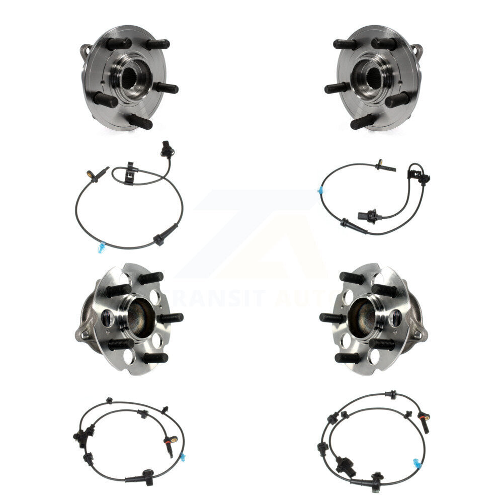 Kit de capteurs ABS pour roulement de moyeu de roue avant et arrière (8 pièces) pour Honda Odyssey avec harnais