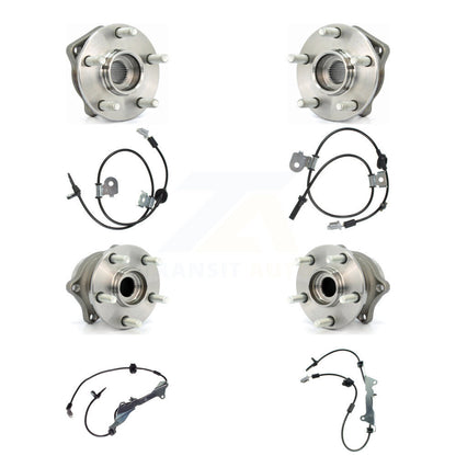 Kit de roulement de moyeu de roue avant et arrière et capteur ABS (8 pièces) pour Subaru Forester