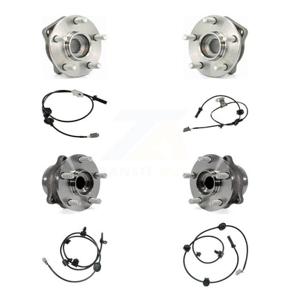 Kit de roulement de moyeu de roue avant et arrière et capteur ABS (8 pièces) pour Subaru Impreza