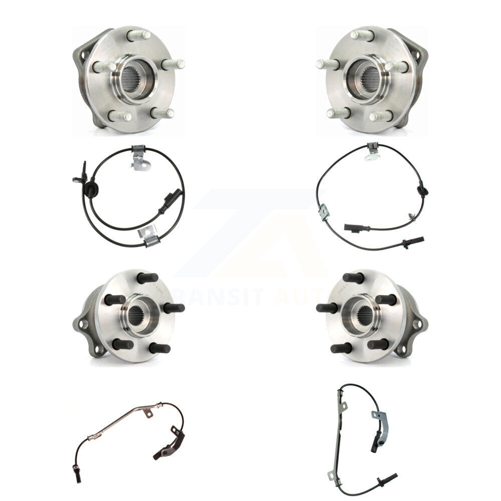 Kit de roulement de moyeu de roue avant et arrière et capteur ABS (8 pièces) pour Subaru Outback Legacy