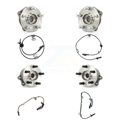 Kit de roulement de moyeu de roue avant et arrière et capteur ABS (8 pièces) pour Subaru Outback Legacy