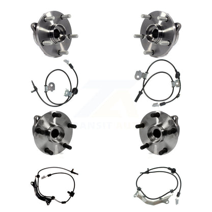 Kit de roulement de moyeu de roue avant et arrière et capteur ABS (8 pièces) pour Subaru Impreza