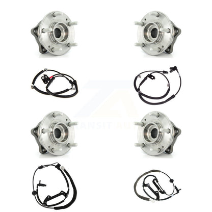 Kit de capteurs de roulement de moyeu de roue avant et arrière (8 pièces) pour Hyundai Santa Fe avec harnais