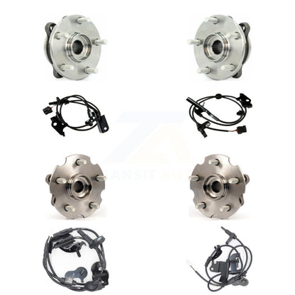 Kit de roulement de moyeu de roue avant et arrière et capteur ABS (8 pièces) pour Toyota RAV4 K7S-10288