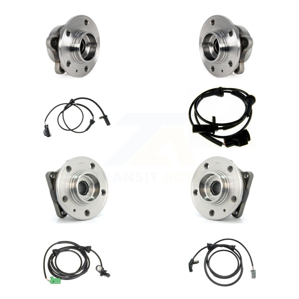 Kit de roulement de moyeu de roue avant et arrière et capteur ABS (8 pièces) pour Volvo XC90 avec harnais