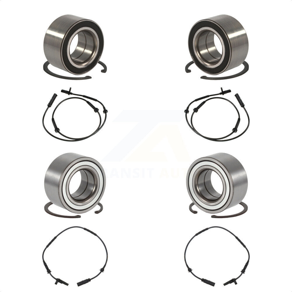 Kit de roulement de roue avant et arrière et capteur ABS pour BMW X3 2010 3,0 L avec 4 roues