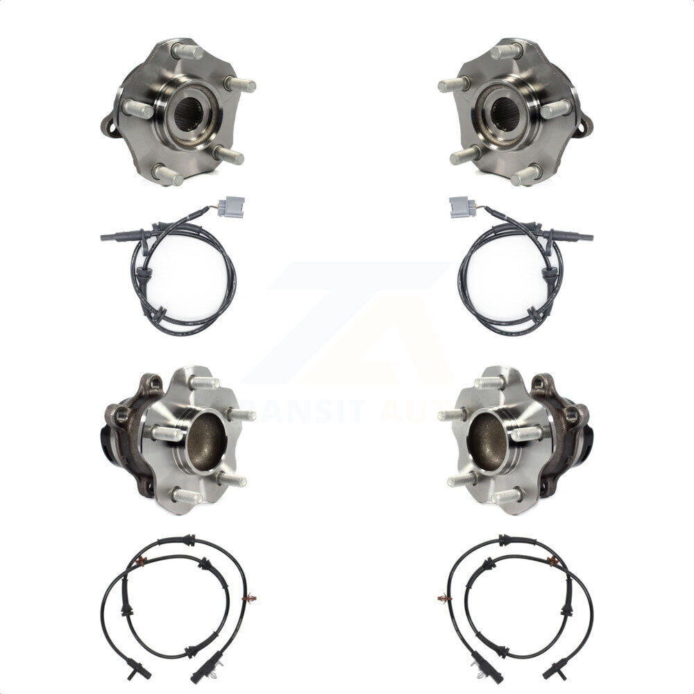 Kit de roulement de moyeu de roue avant et arrière et capteur ABS pour Nissan Rogue K7S-102917