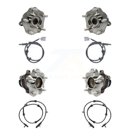 Kit de roulement de moyeu de roue avant et arrière et capteur ABS pour Nissan Rogue K7S-102917
