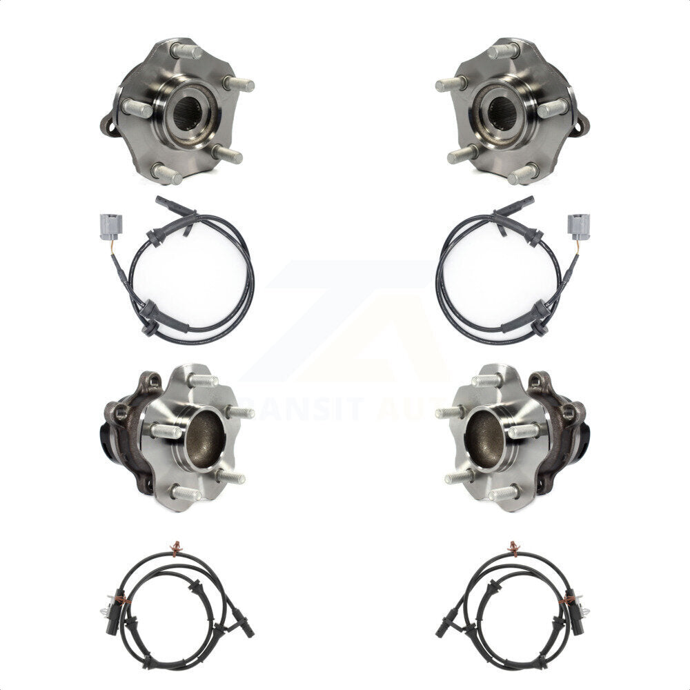 Kit de roulement de moyeu de roue avant et arrière et capteur ABS pour Nissan Rogue K7S-102918