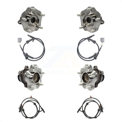 Kit de roulement de moyeu de roue avant et arrière et capteur ABS pour Nissan Rogue K7S-102918