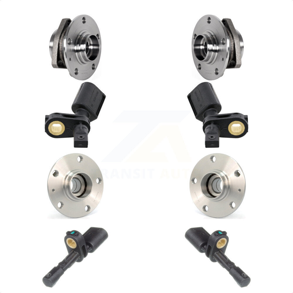 Kit de capteur de roulement de moyeu de roue avant et arrière, pour Audi A3 avec diamètre pilote de 80mm