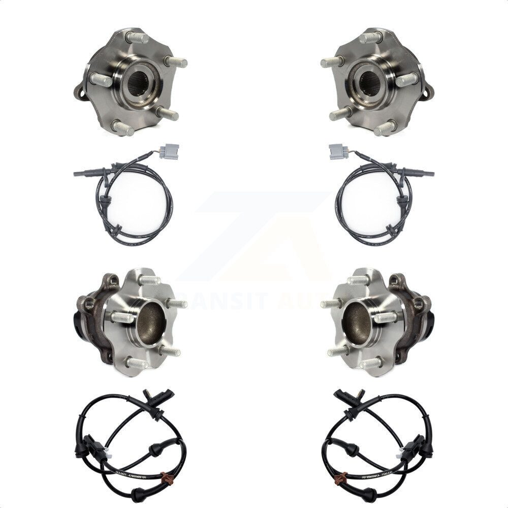 Kit de capteur de roulement de moyeu de roue avant et arrière, pour Nissan Rogue FWD 18 avec 4 roues AB