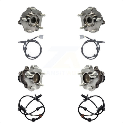 Kit de capteur de roulement de moyeu de roue avant et arrière, pour Nissan Rogue FWD 18 avec 4 roues AB